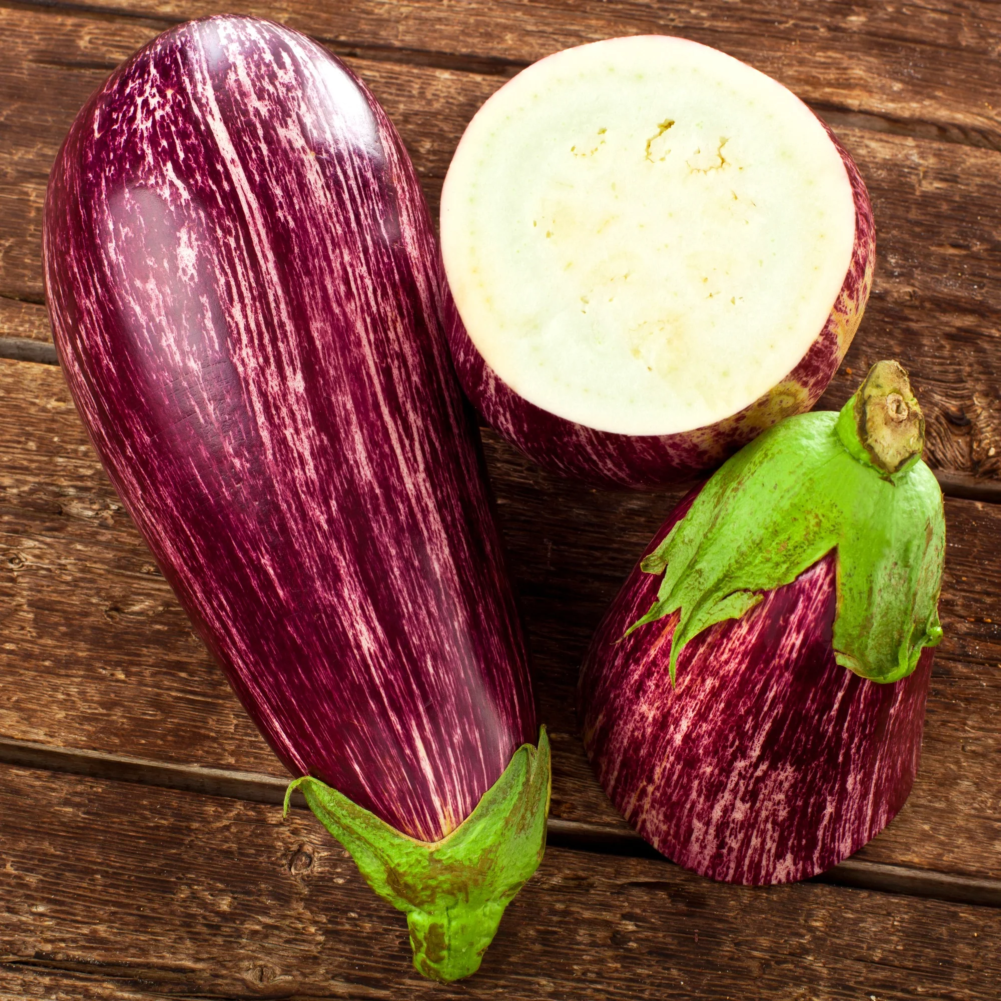 Aubergine 'Listada de Gandia' - Image 2