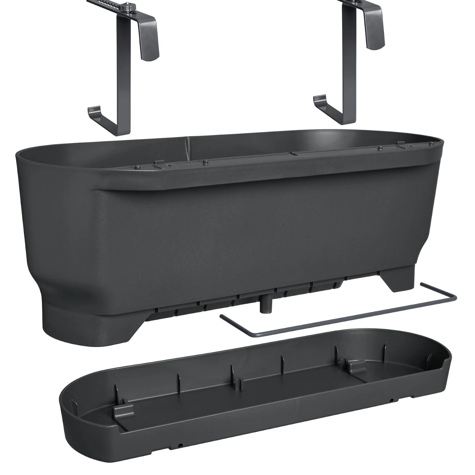 Elho balconette Greenville easy balcony living black - Image 4