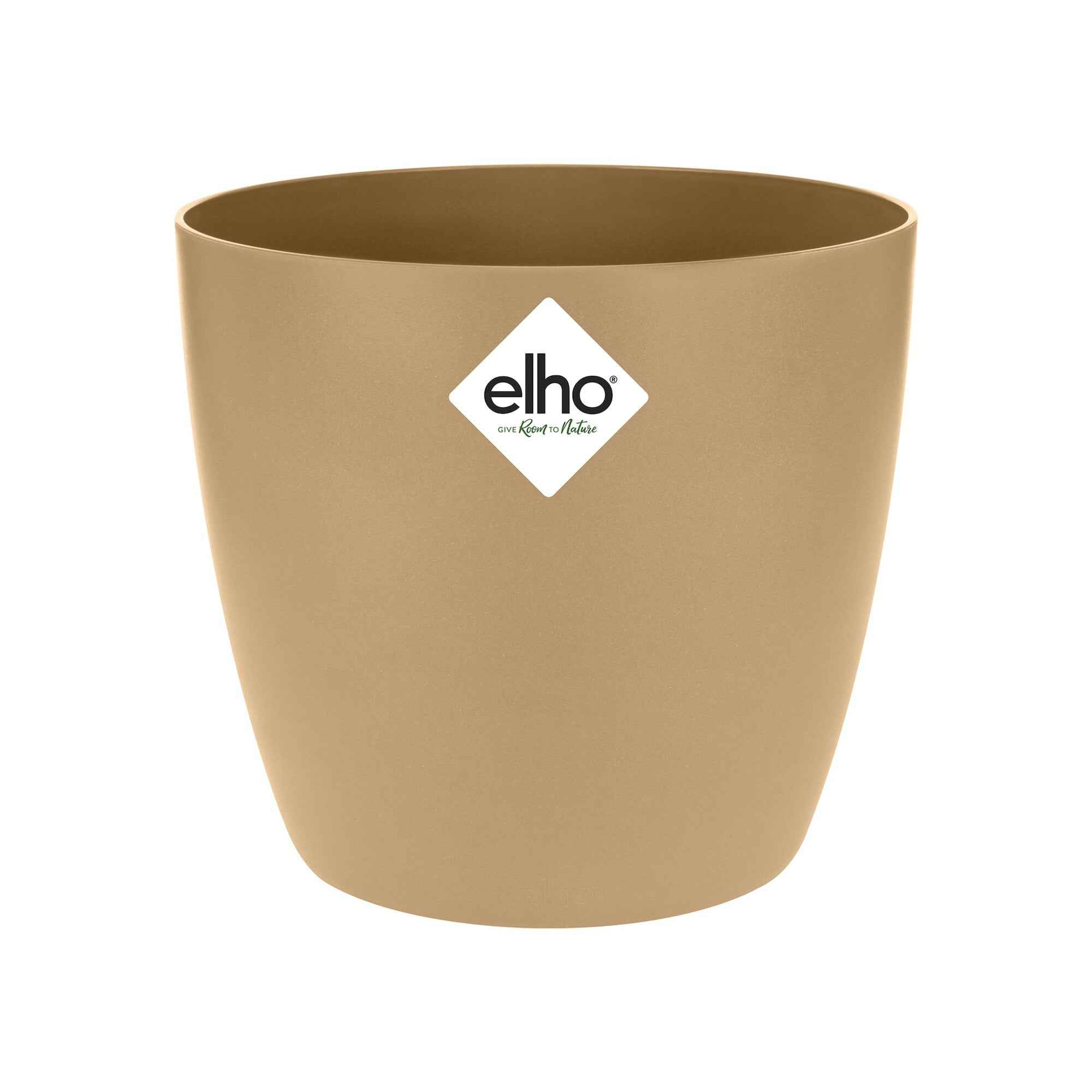 Elho Bloempot Brussels rond -  koekjesbruin - Image 2