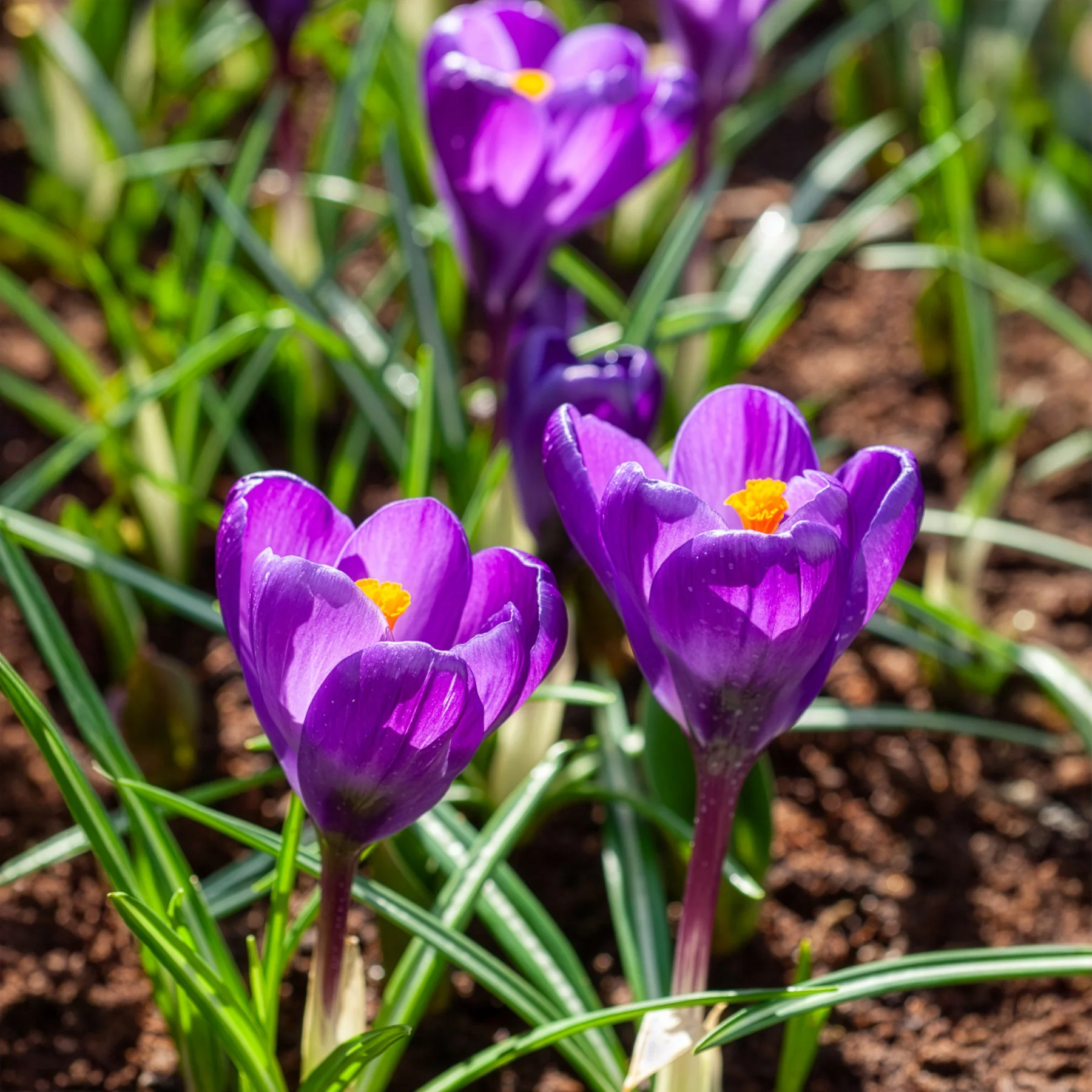 Grootbloemige krokus 'Flower Record' (x15) - Image 6