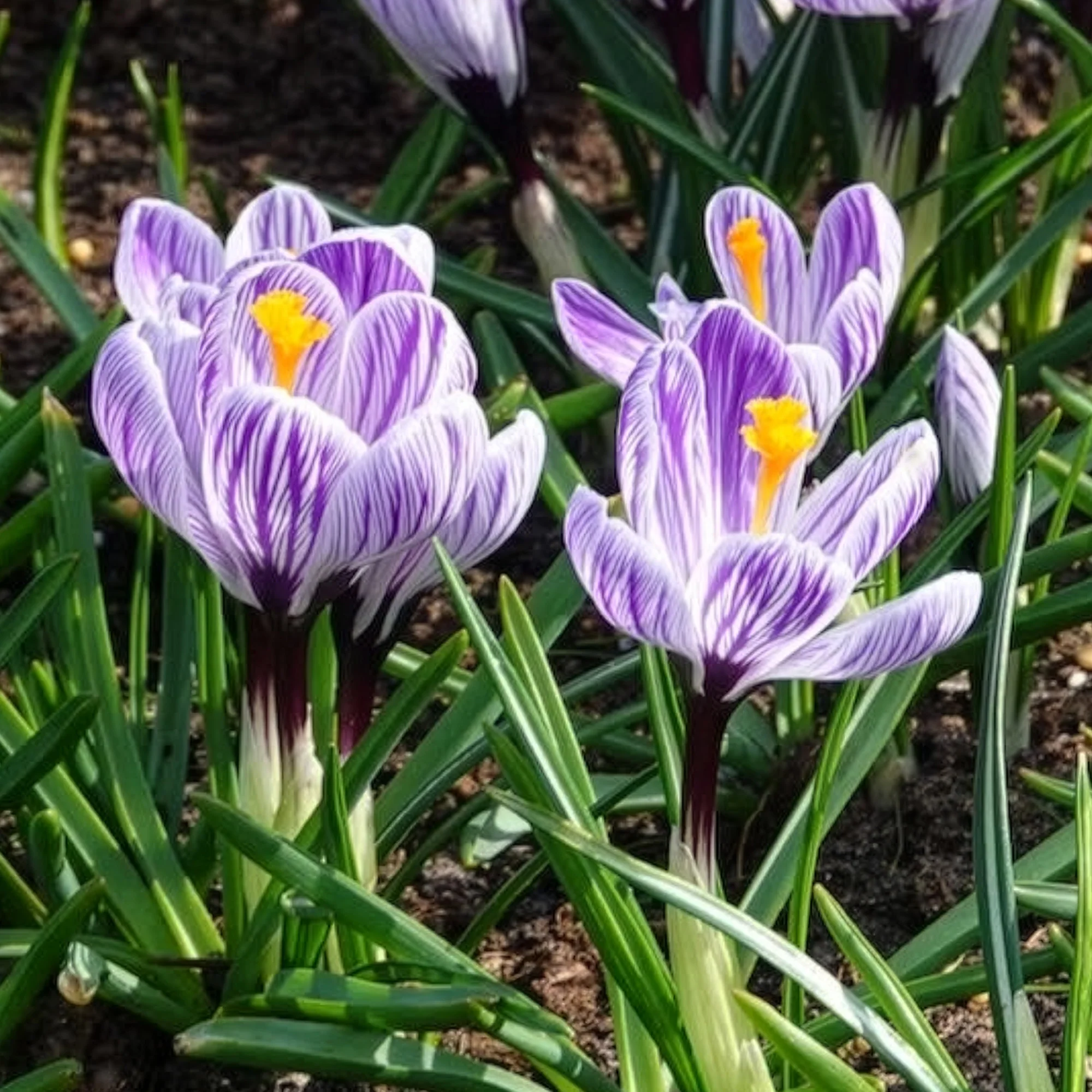 Grootbloemige krokus 'Pickwick' (x15) - Image 9