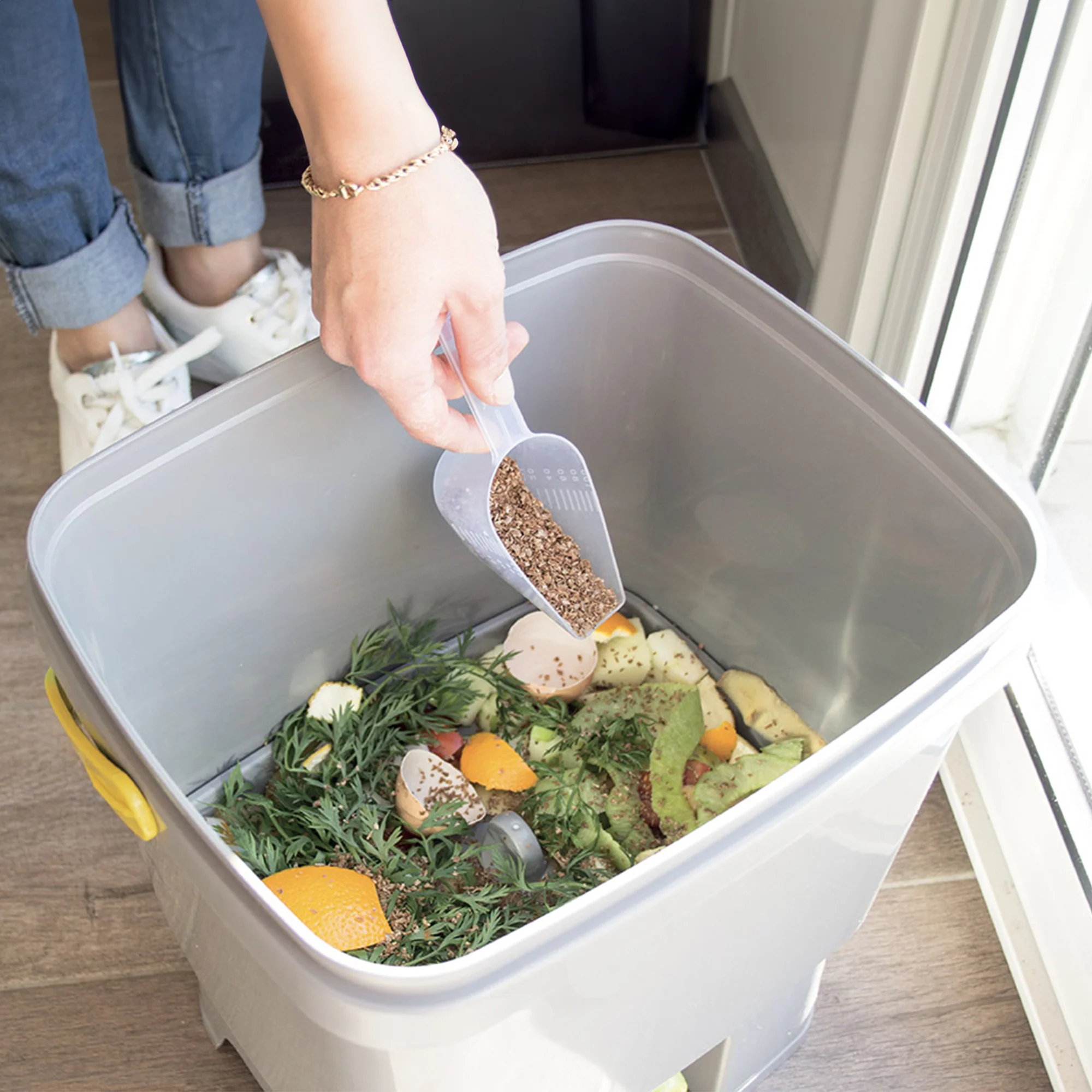 Kit keuken composteerbak + compost activator HOZELOCK - Image 5