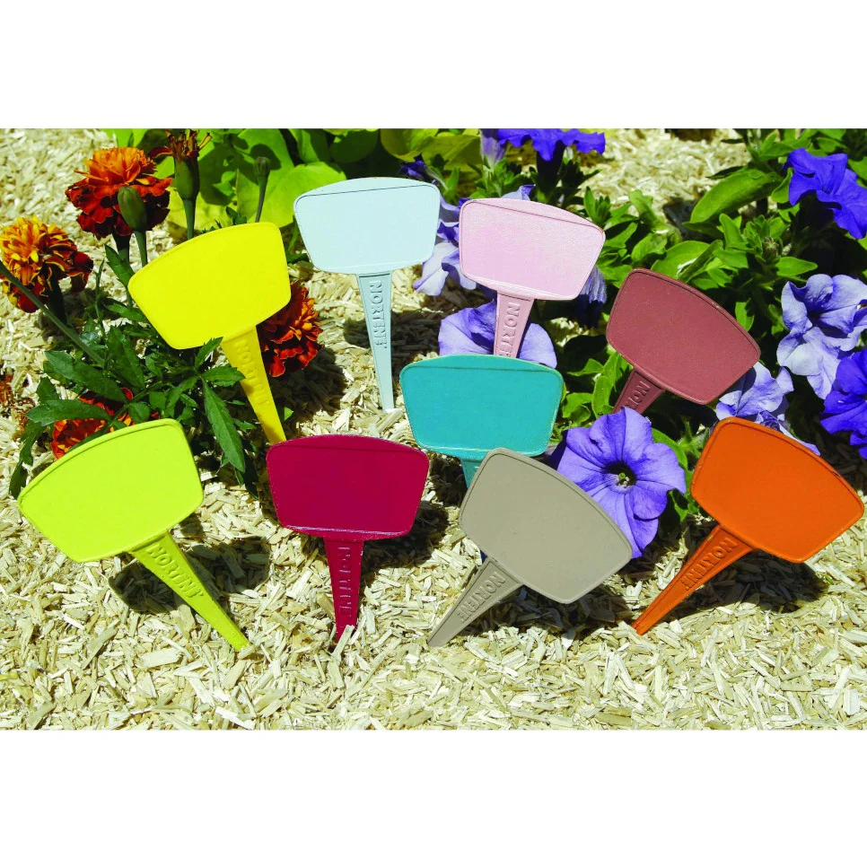 Mix van pastelkleurige plantenlabels (x16)