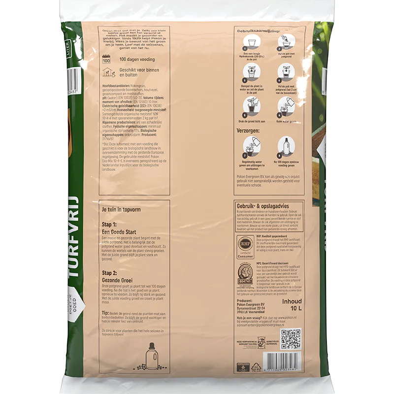 Potgrond - Biologisch 10 liter - Pokon - Image 2