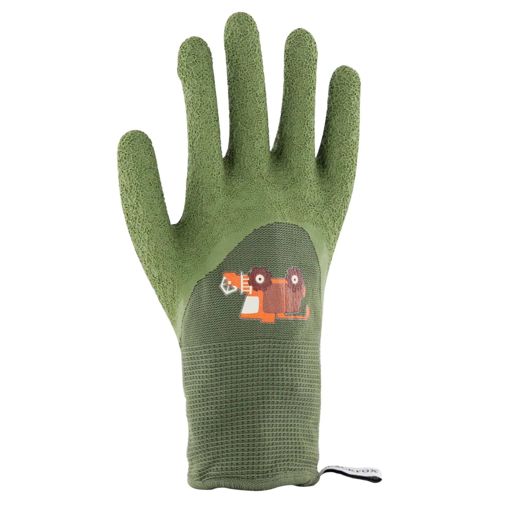 Slimme grijze kinderhandschoen